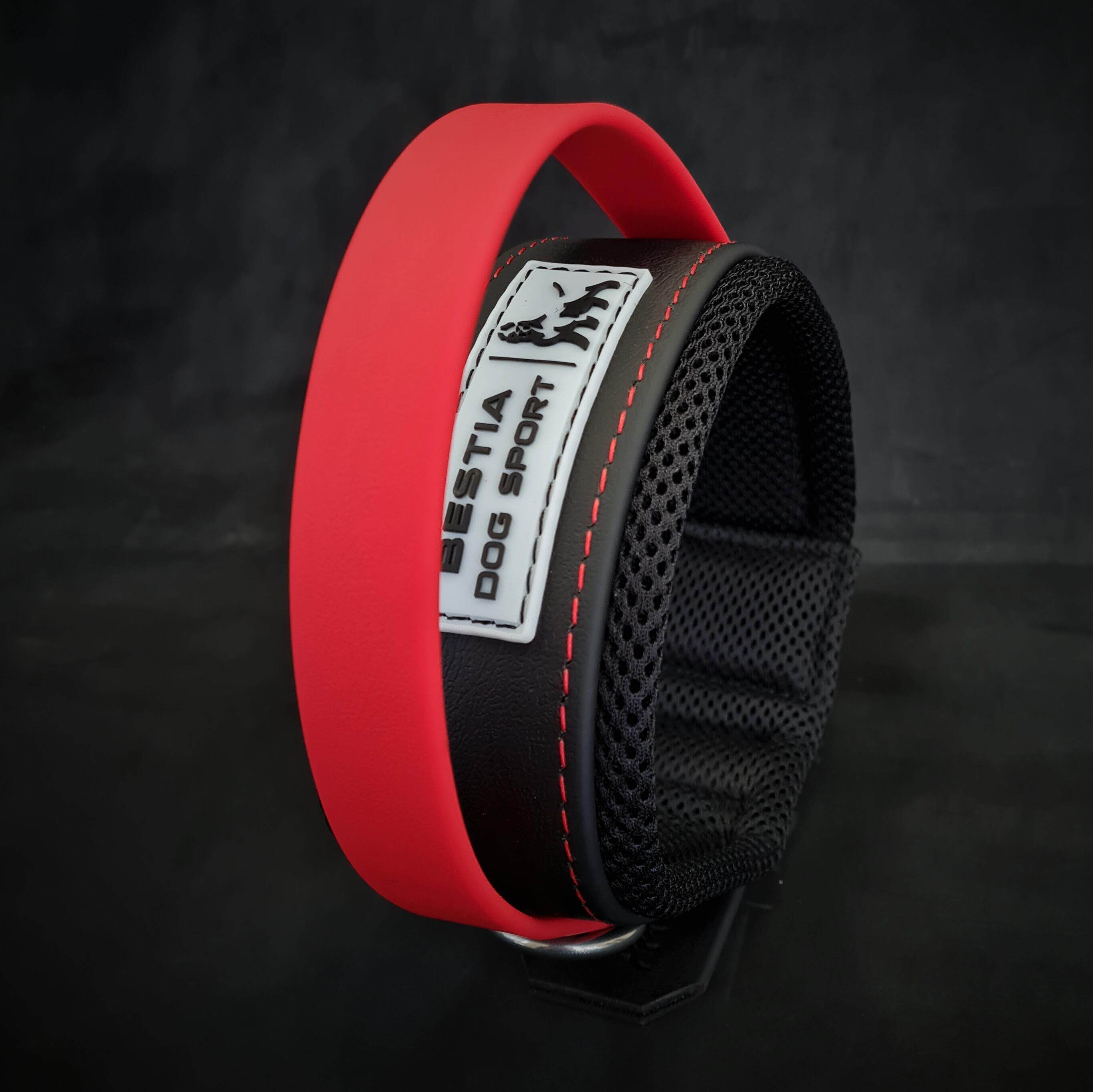 BESTIA DOG SPORT RED HANDLE COLLAR - גו סטור (Go Store) - BESTIA DOG SPORT RED HANDLE COLLAR - גו סטור (Go Store)