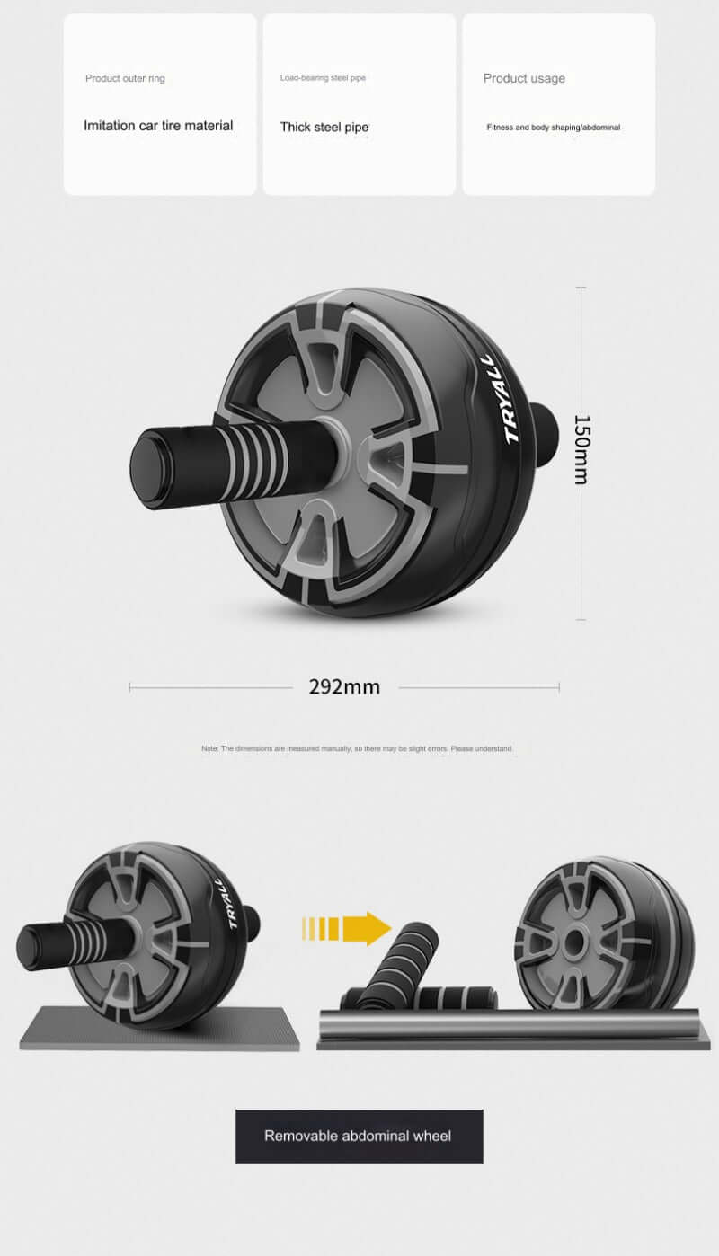 Automatic Rebound Ab Wheel – Home Fitness Equipment with Kneeling Pad - גו סטור (Go Store) - Automatic Rebound Ab Wheel – Home Fitness Equipment with Kneeling Pad - גו סטור (Go Store)