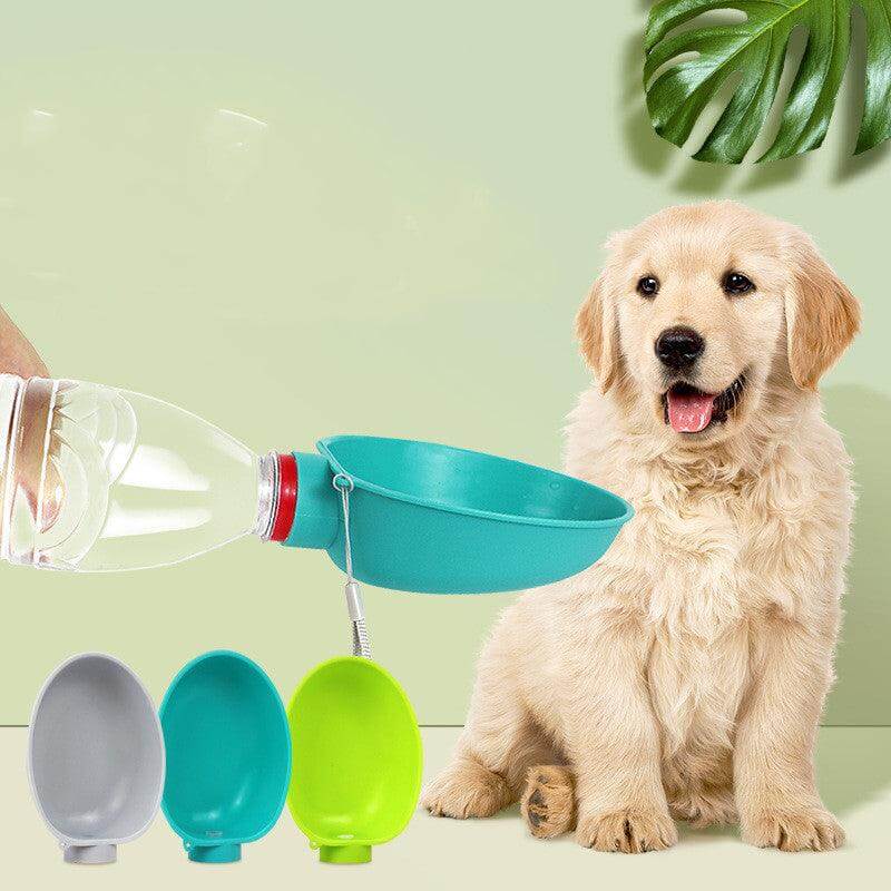 Portable Dog Drinking Bowl Outdoor Water Feeding Pet Outside Water Cup Dog Kettle For Small Breeds Dogs - גו סטור (Go Store)