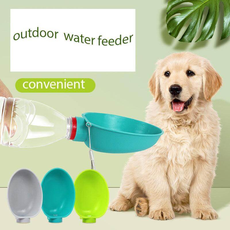 Portable Dog Drinking Bowl Outdoor Water Feeding Pet Outside Water Cup Dog Kettle For Small Breeds Dogs - גו סטור (Go Store)