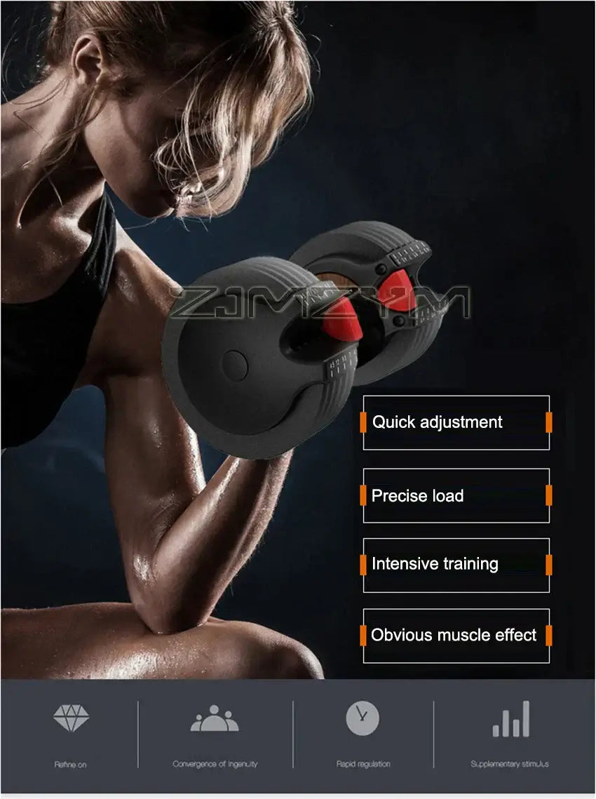NNEOBA Adjustable Dumbbell Set for Home Fitness Equipment - גו סטור (Go Store) - NNEOBA Adjustable Dumbbell Set for Home Fitness Equipment - גו סטור (Go Store)