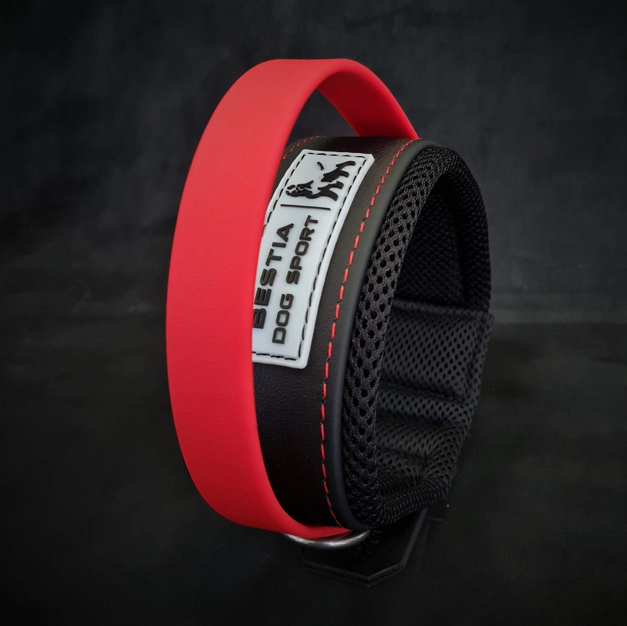 BESTIA DOG SPORT RED HANDLE COLLAR - גו סטור (Go Store) - BESTIA DOG SPORT RED HANDLE COLLAR - גו סטור (Go Store)