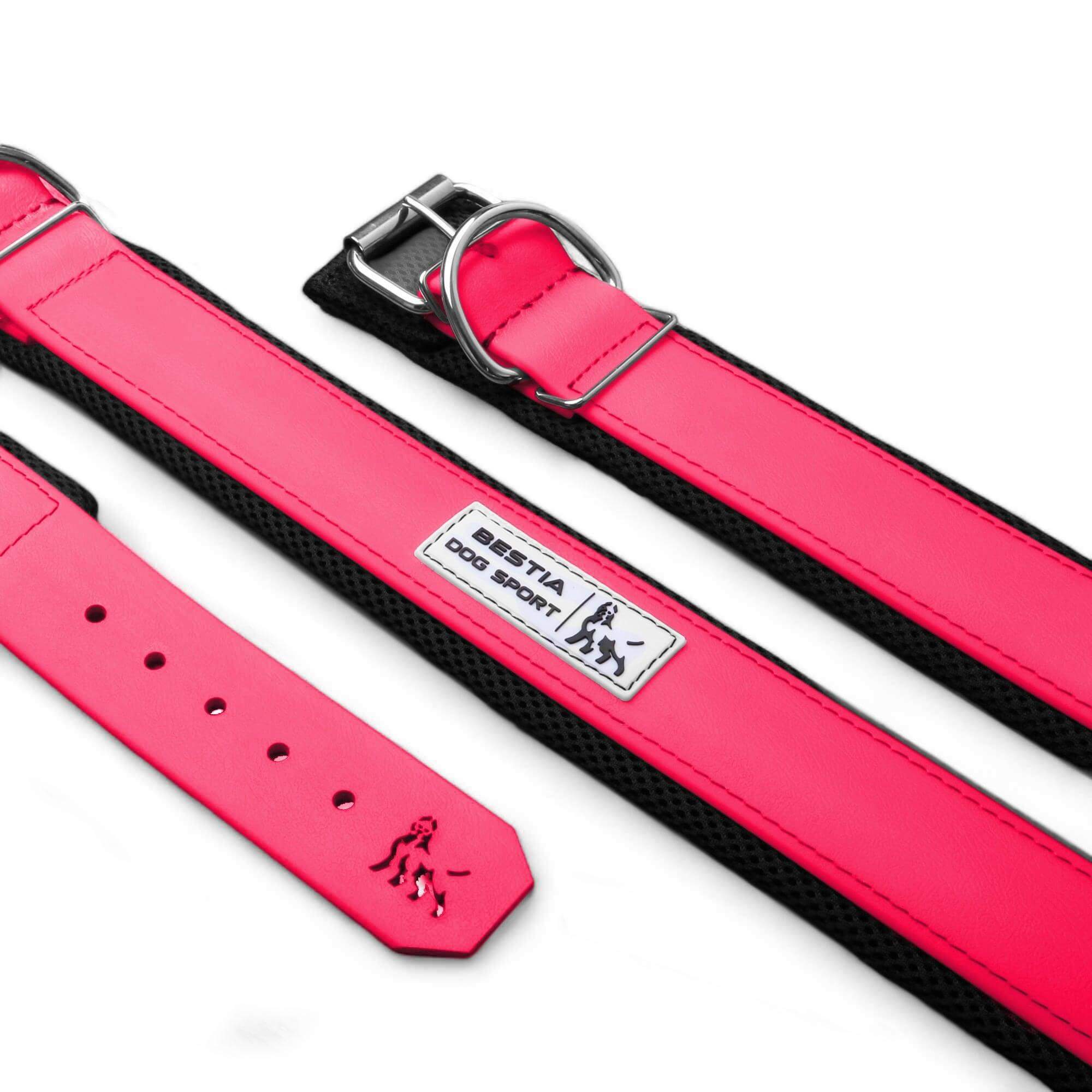 BESTIA DOG SPORT COLLAR NEON PINK - גו סטור (Go Store) - BESTIA DOG SPORT COLLAR NEON PINK - גו סטור (Go Store)