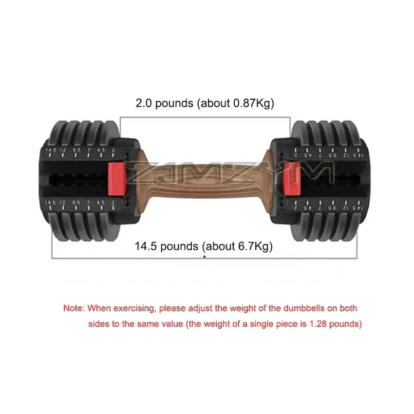 Adjustable Dumbbell Set for Home Fitness Equipment - גו סטור (Go Store) - Adjustable Dumbbell Set for Home Fitness Equipment - גו סטור (Go Store)