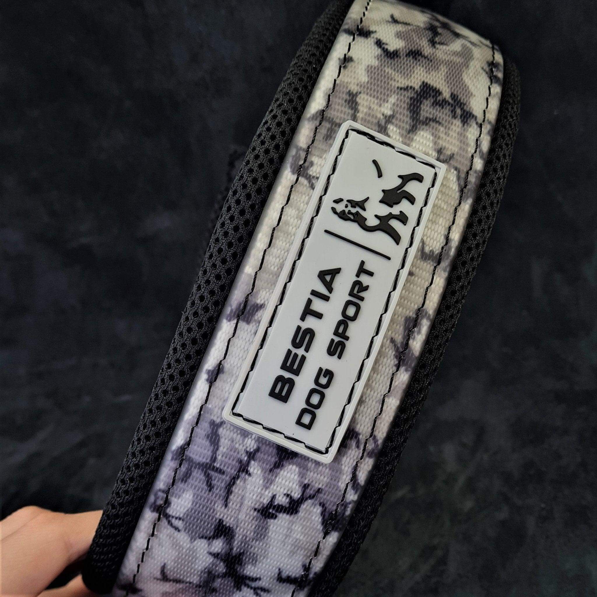 BESTIA DOG SPORT COLLAR GREY CAMO - גו סטור (Go Store) - BESTIA DOG SPORT COLLAR GREY CAMO - גו סטור (Go Store)