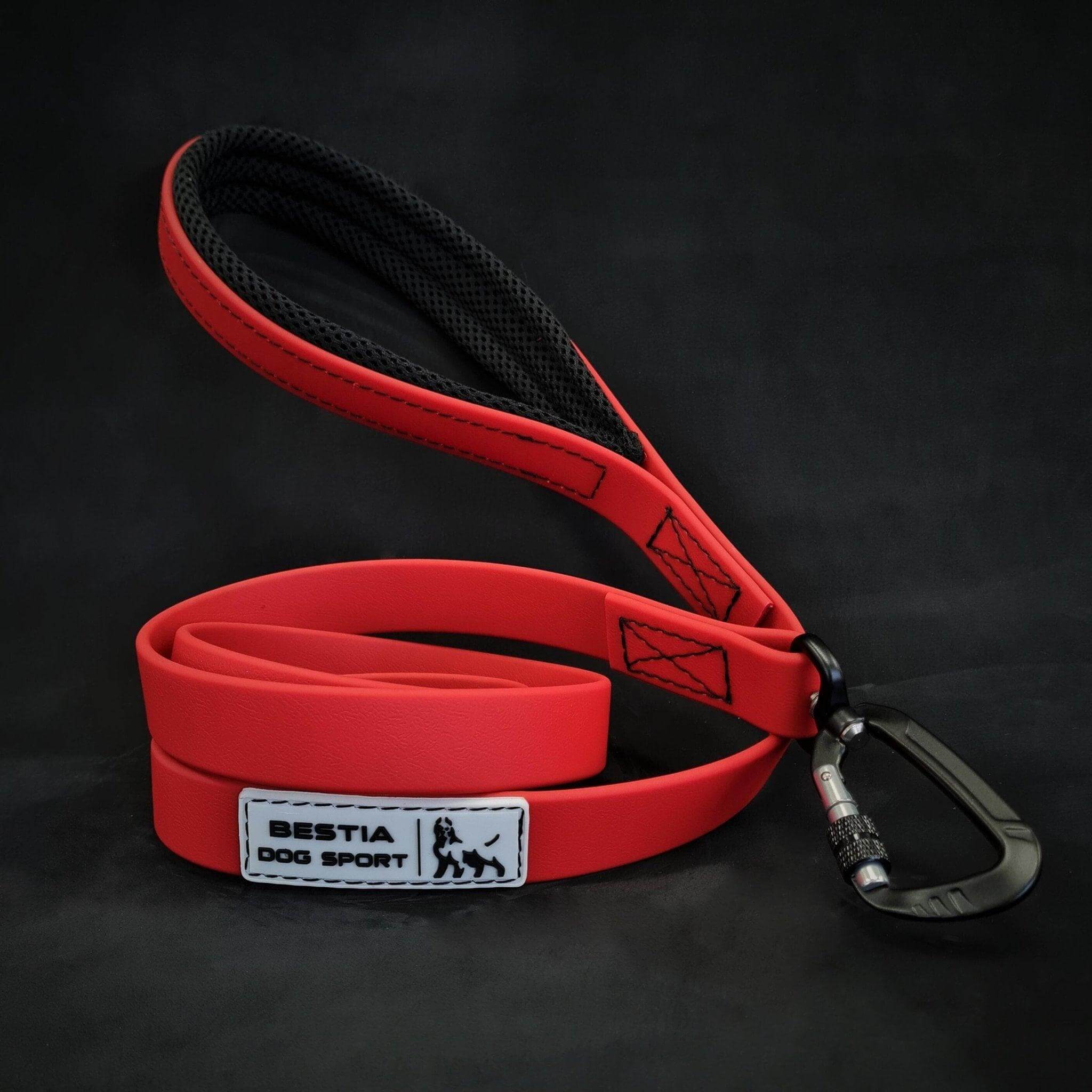 BESTIA DOG SPORT TACTICAL LEASH RED - גו סטור (Go Store) - BESTIA DOG SPORT TACTICAL LEASH RED - גו סטור (Go Store)