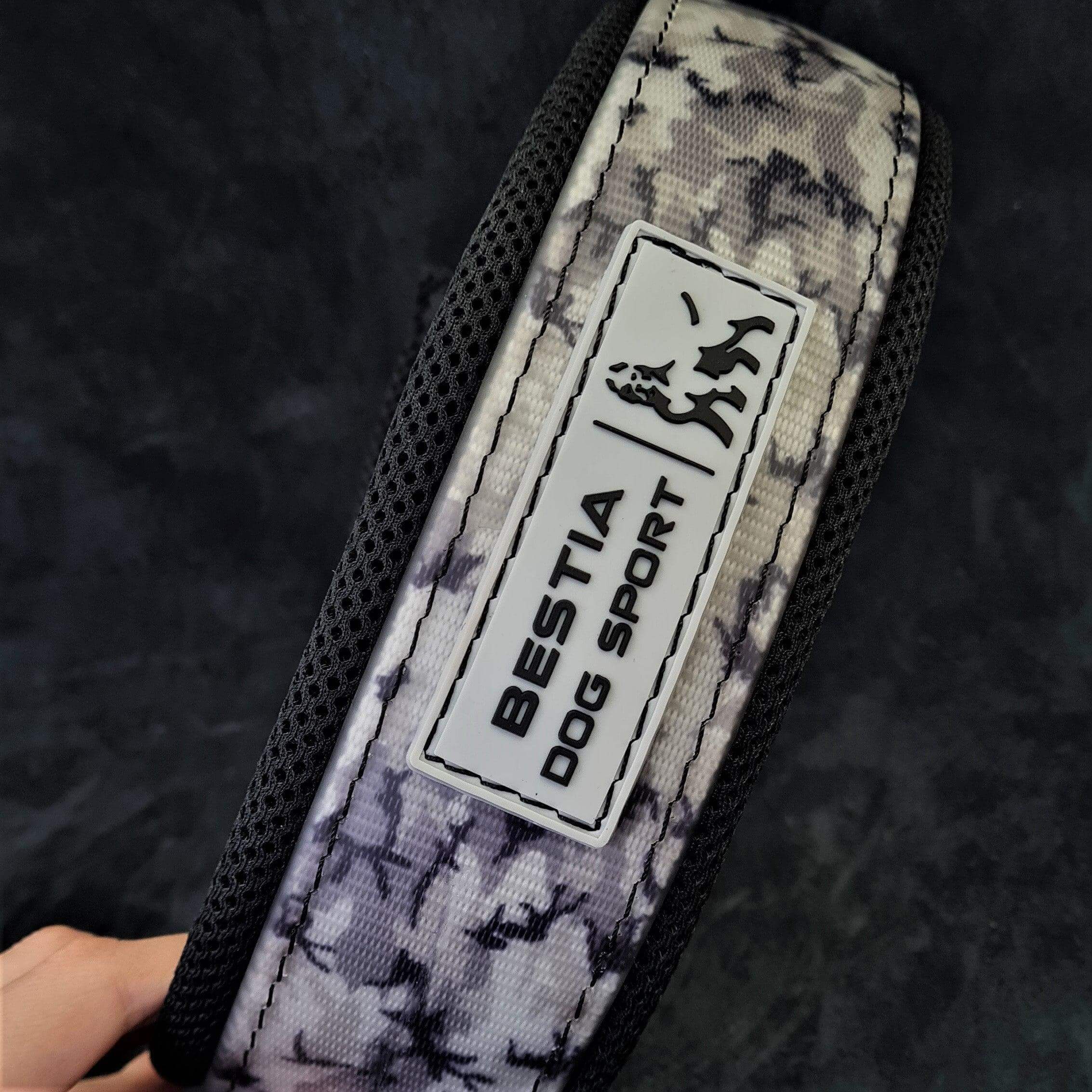 BESTIA DOG SPORT COLLAR GREY CAMO - גו סטור (Go Store) - BESTIA DOG SPORT COLLAR GREY CAMO - גו סטור (Go Store)